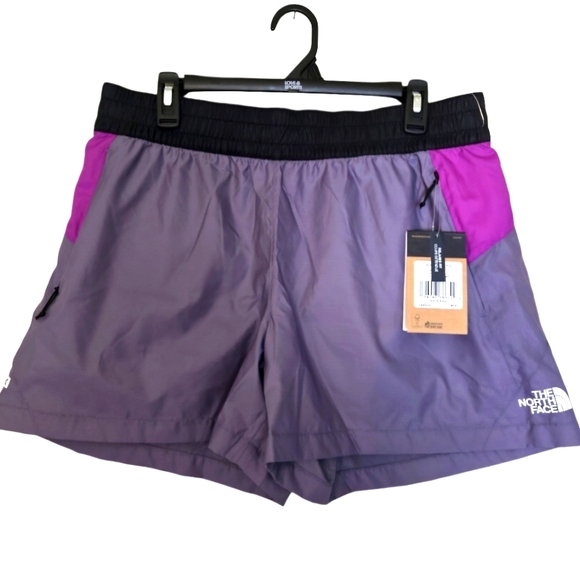 NWT The North Face Size Large Purple Windwall Windchill Athletic Shorts - Picture 5 of 16